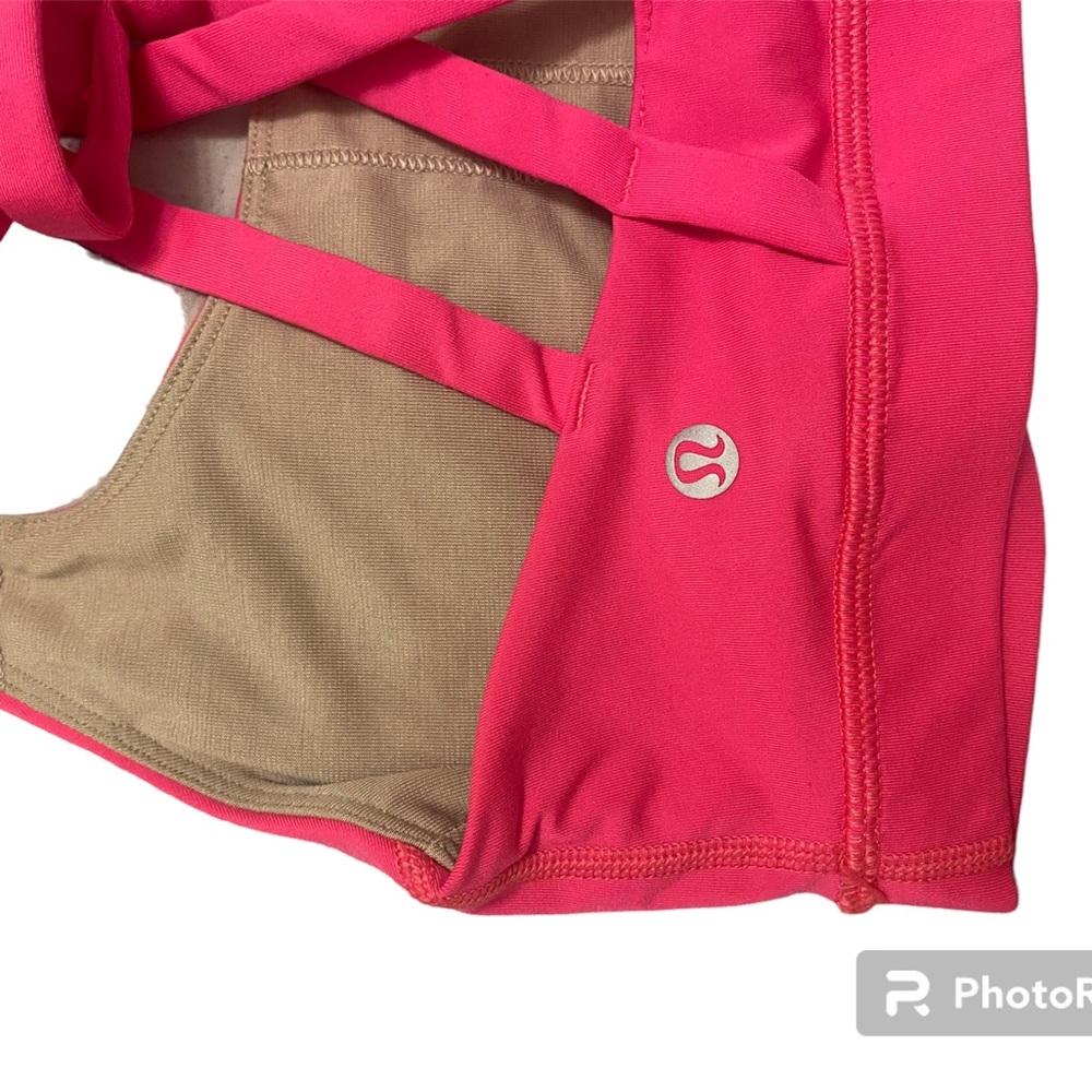 LULULEMON Bright Pink Sports Bra